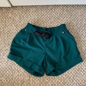Teal lululemon shorts. Size 4